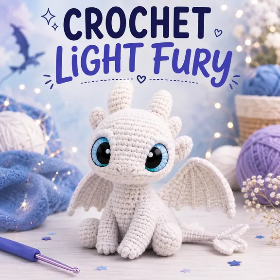 Finished amigurumi plushie from the pattern vault