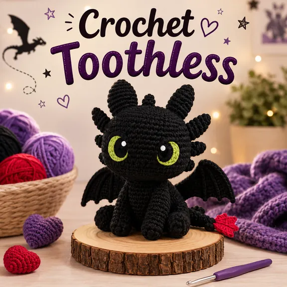 Finished amigurumi plushie from the pattern vault