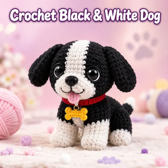 Finished amigurumi animal from the pattern vault