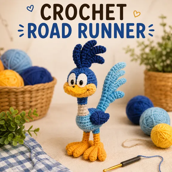 Finished amigurumi animal from the pattern vault