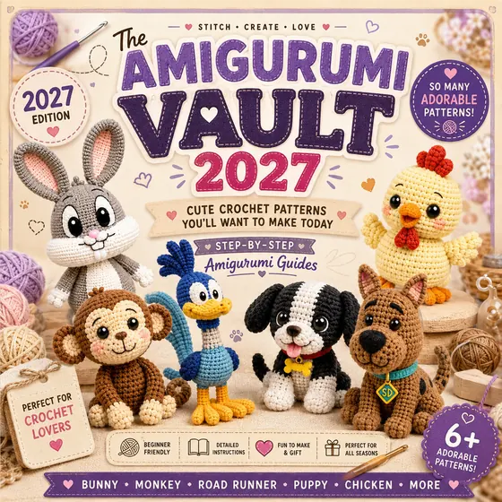 The Amigurumi Vault, 3,000+ hook tested patterns